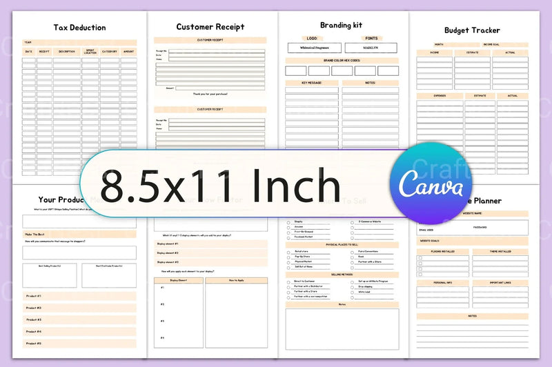 Craft Business Planner Guide - CraftNest - Digital Crafting and Art