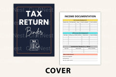 Tax Return Binder for Organized Filing - CraftNest - Digital Crafting and Art