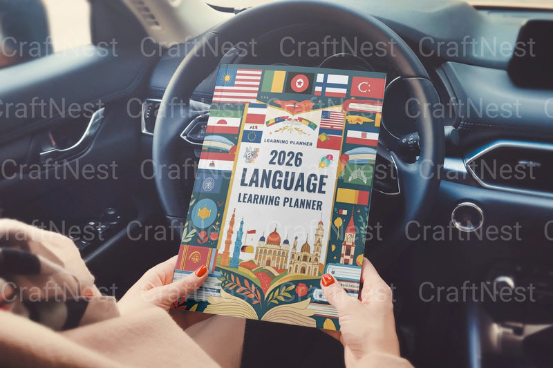Language Learning Planner - CraftNest - Digital Crafting and Art