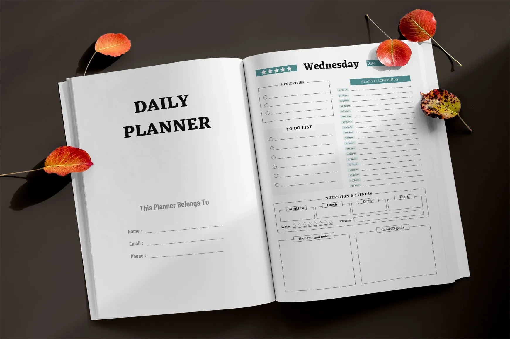 Daily Planner from 100 Planner - CraftNest - Digital Crafting and Art