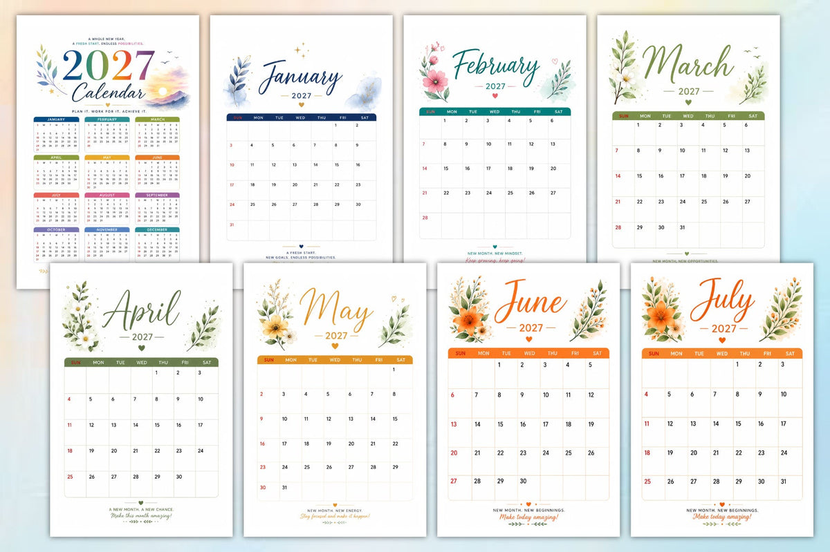 Personal Growth Action Journal 2027