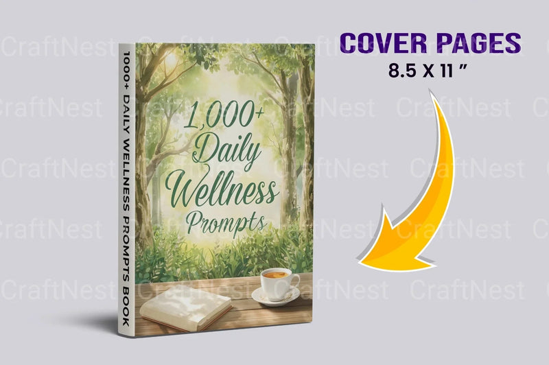 Daily Wellness Prompts Book for Mindful Living - CraftNest - Digital Crafting and Art