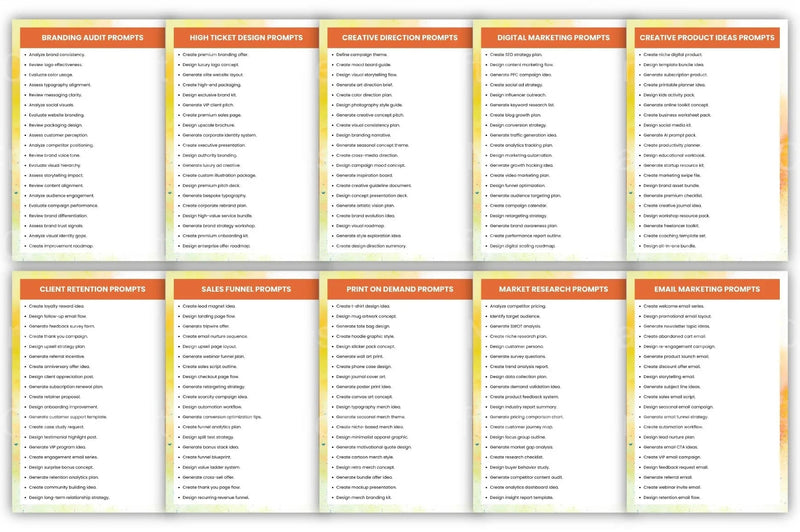 Business Prompts for Creative Inspiration - CraftNest - Digital Crafting and Art