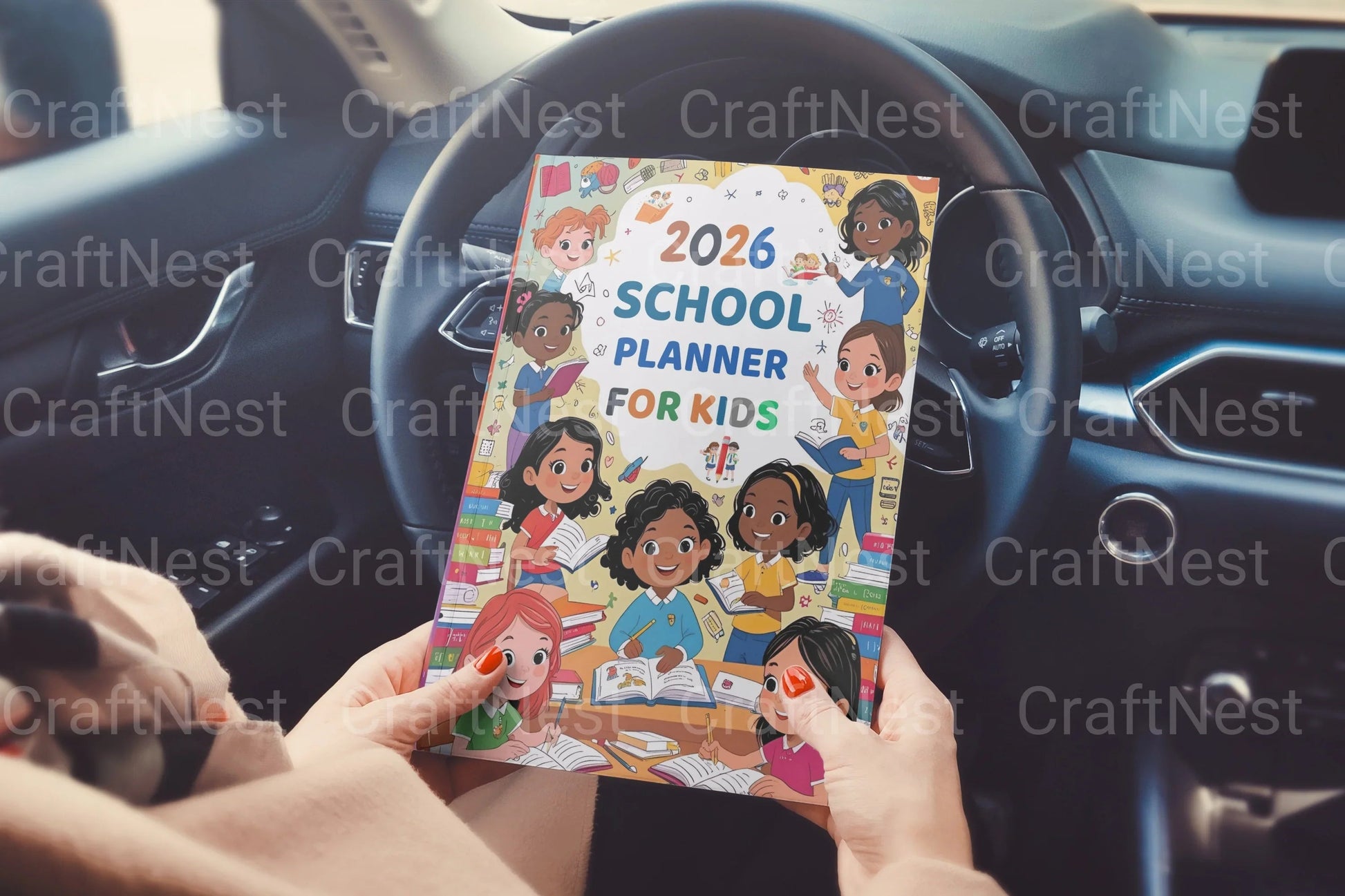 School Planner for Kids - CraftNest - Digital Crafting and Art