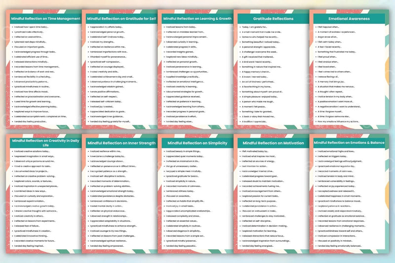 Mindful Prompts for Self Reflection - CraftNest - Digital Crafting and Art