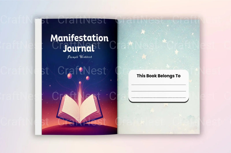 Manifestation Prompts Workbook for Personal Growth - CraftNest - Digital Crafting and Art