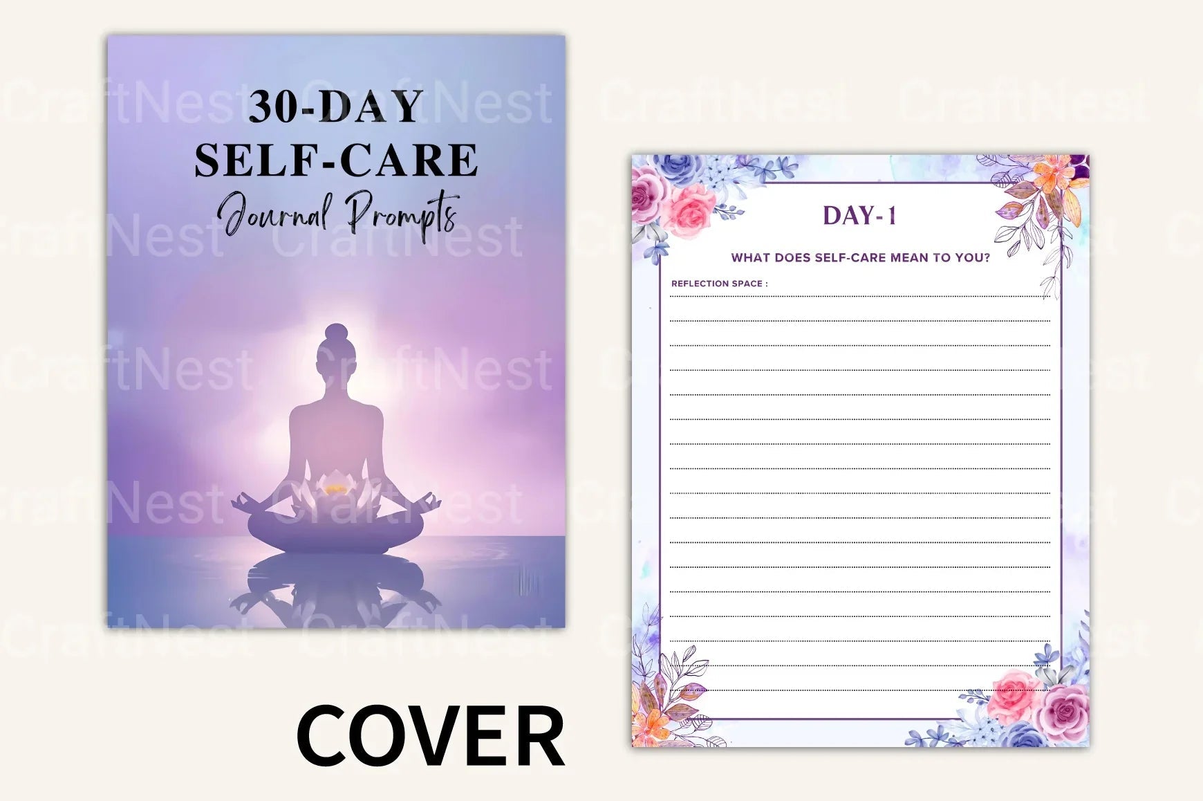 Daily Self-Care Prompts for Personal Wellbeing - CraftNest - Digital Crafting and Art