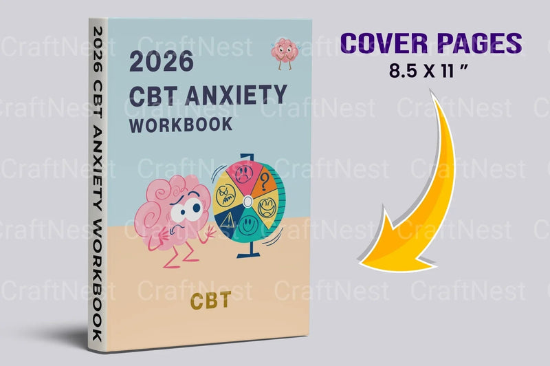 CBT Anxiety Workbook for Effective Stress Management - CraftNest - Digital Crafting and Art