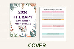 Therapy Worksheet Mega Pack - CraftNest - Digital Crafting and Art