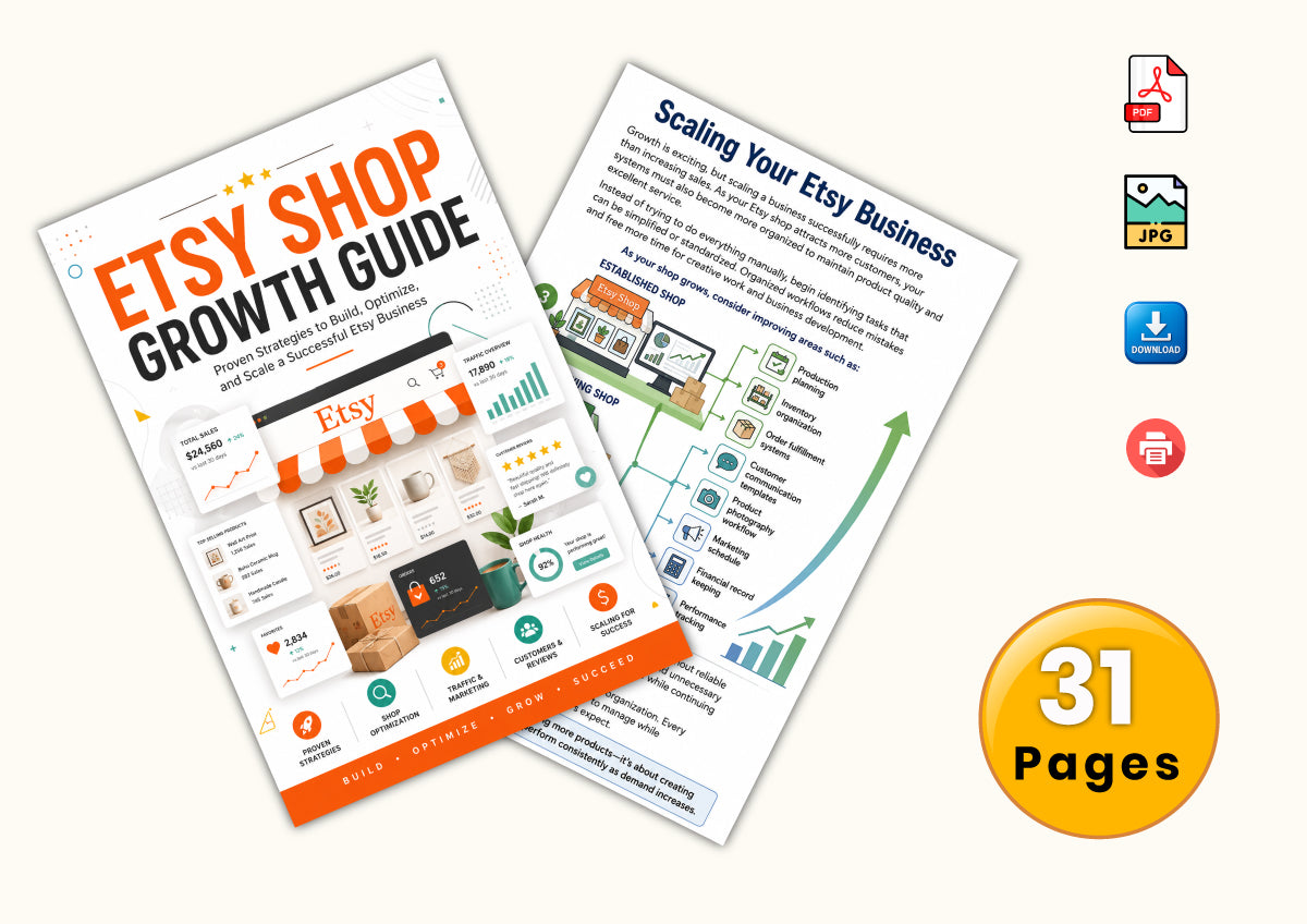 Etsy Shop Growth Guide