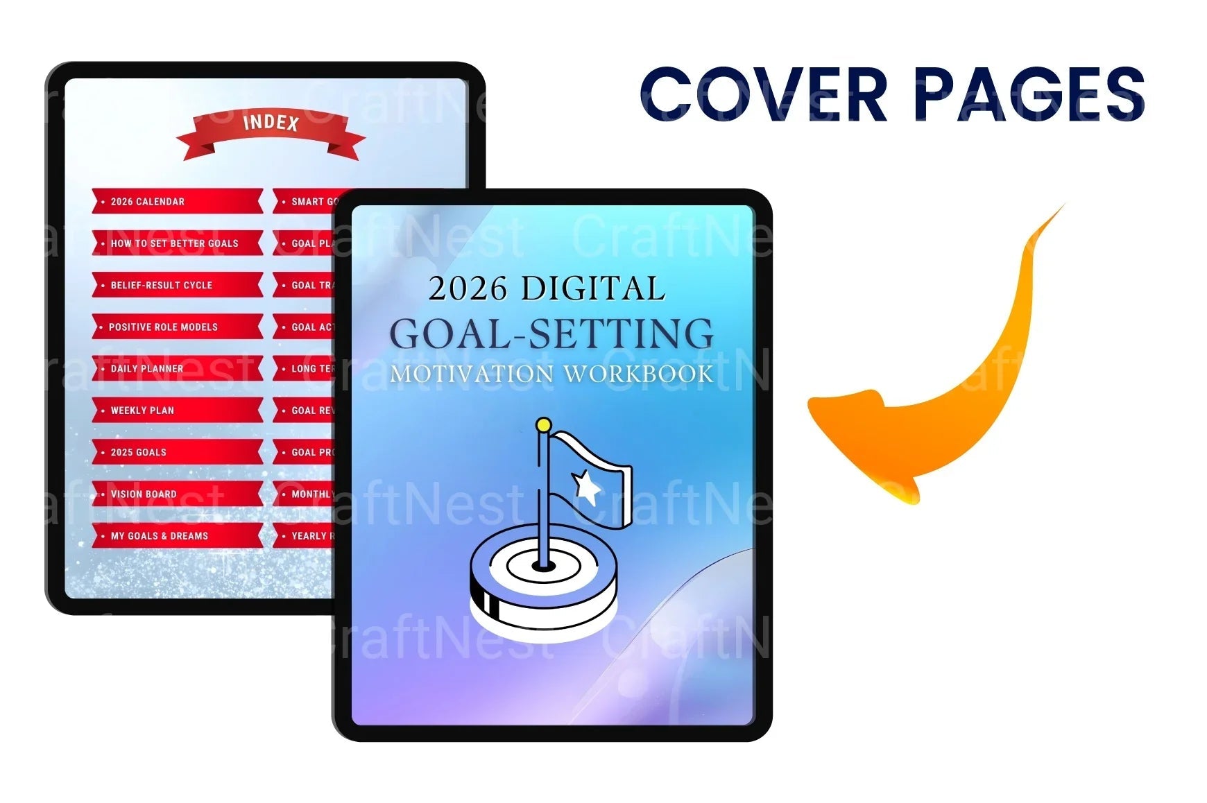 Goal Setting Motivation Workbook - CraftNest - Digital Crafting and Art