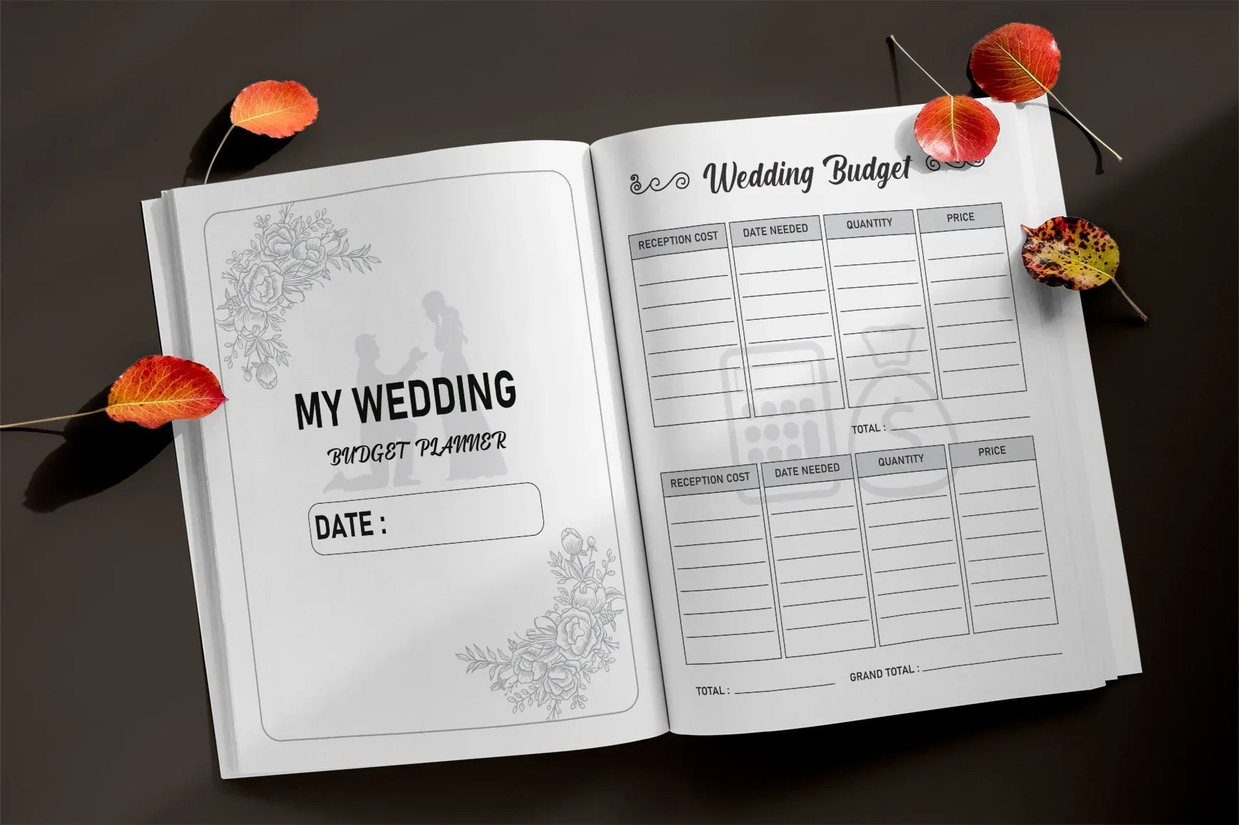 Wedding Budget Planner - CraftNest - Digital Crafting and Art