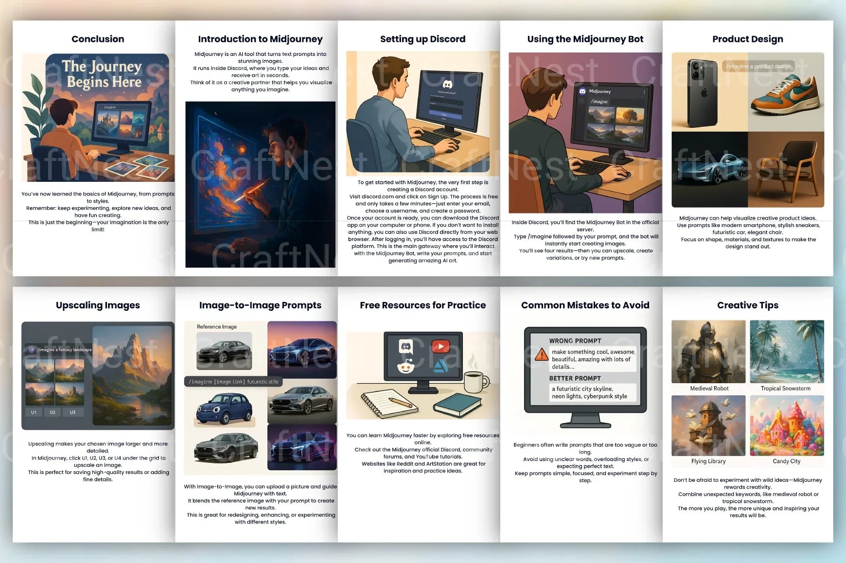 Midjourney: The Ultimate Beginner's Guide - CraftNest - Digital Crafting and Art