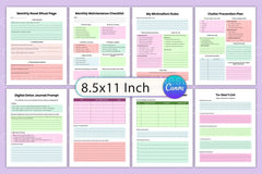 Declutter Workbook for Organized Living - CraftNest - Digital Crafting and Art