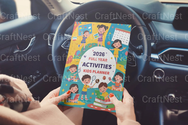 Yearly Activities Planner for Kids - CraftNest - Digital Crafting and Art