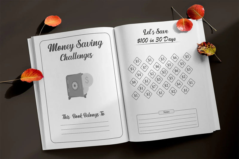 Money Saving Challenges Planner - CraftNest - Digital Crafting and Art