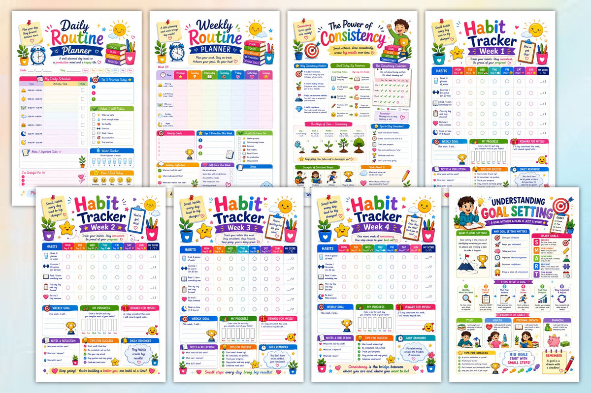 Smart Routines Success Skills Workbook