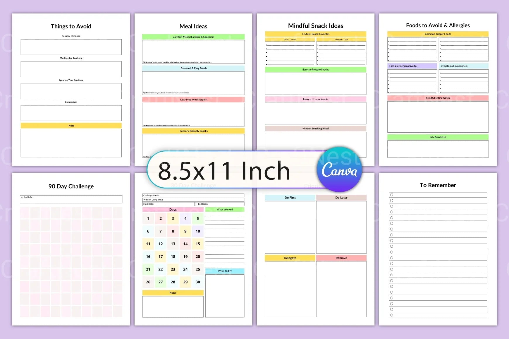 Autistic Planner for Effective Organization - CraftNest - Digital Crafting and Art