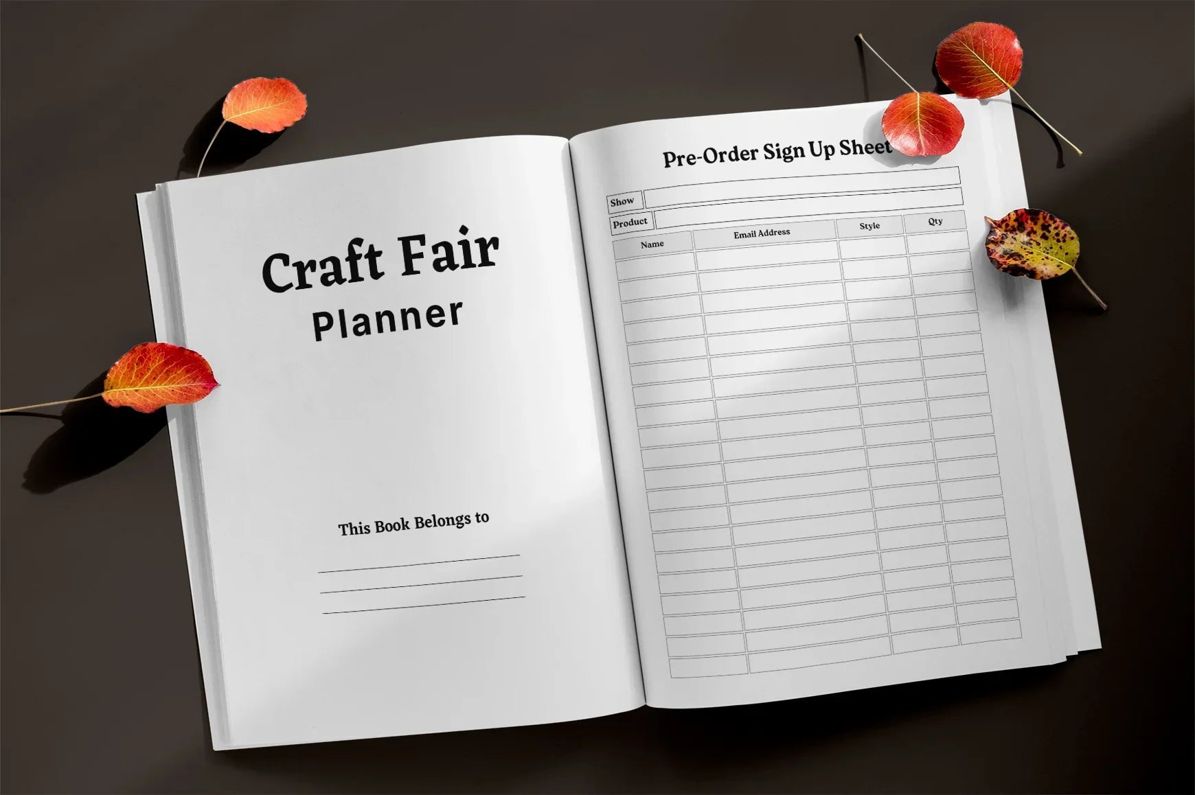 Craft Fair Planner Bundle - CraftNest - Digital Crafting and Art