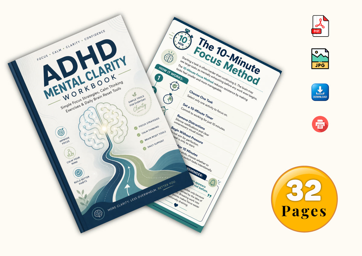 Adhd Mental Clarity Workbook