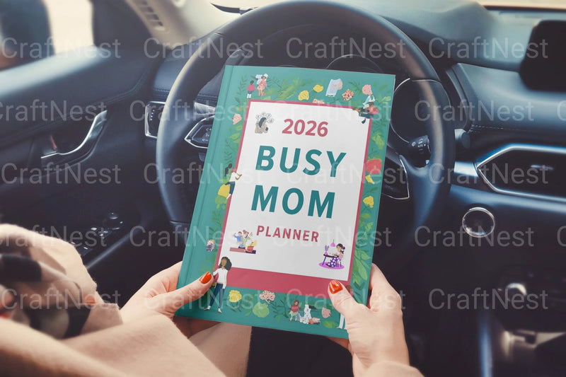 Busy Mom Planner: Organize Your Day Efficiently - CraftNest - Digital Crafting and Art