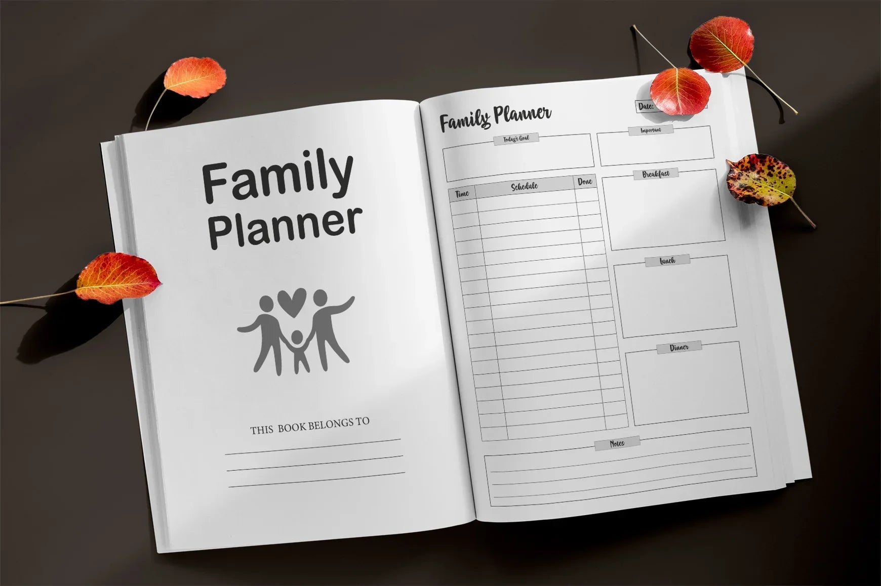 Family Planner from 100 Planner - CraftNest - Digital Crafting and Art
