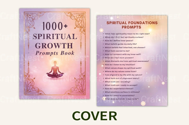Spiritual Growth Prompts for Personal Development - CraftNest - Digital Crafting and Art