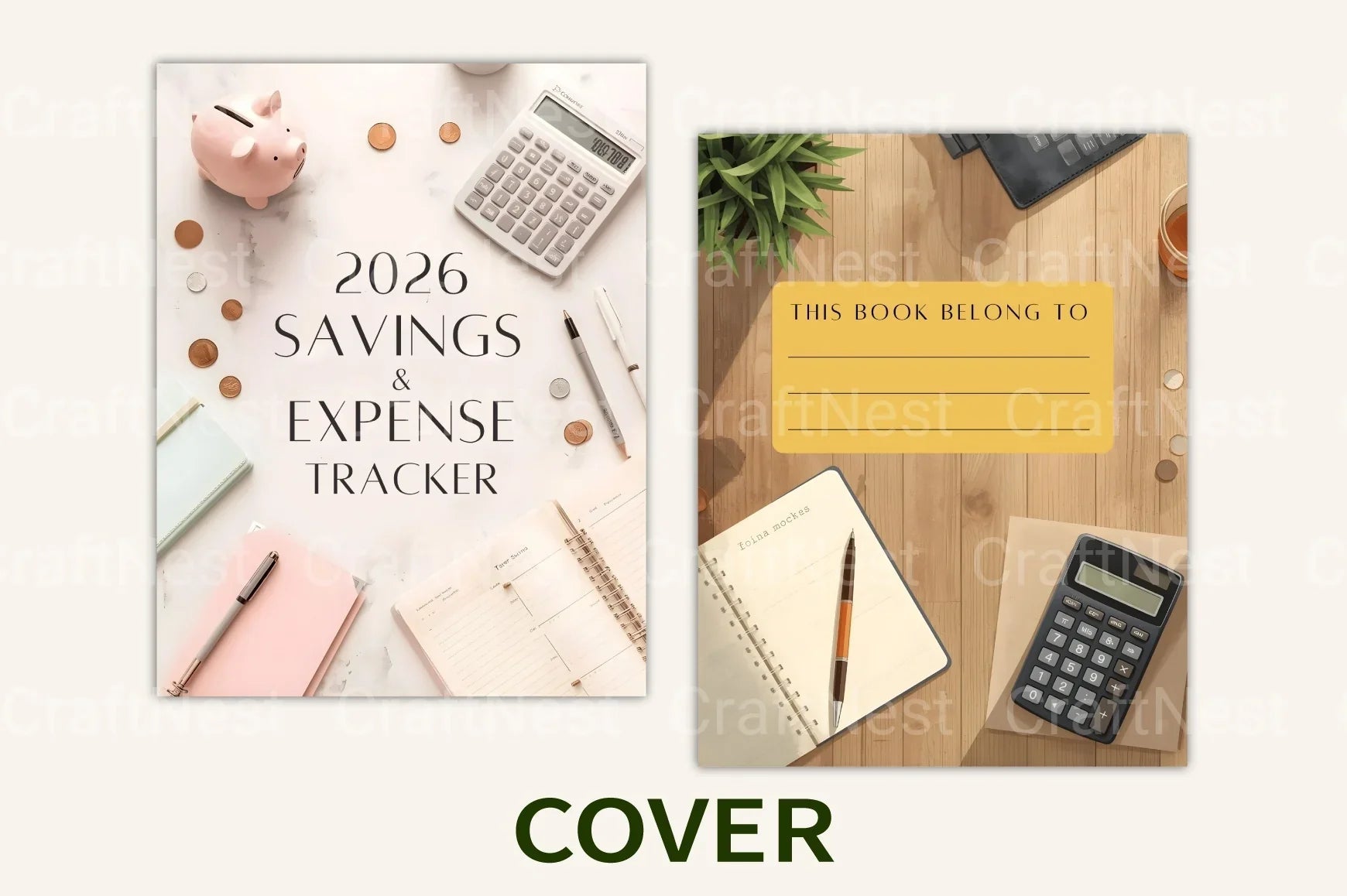 Savings Expense Tracker Tool - CraftNest - Digital Crafting and Art