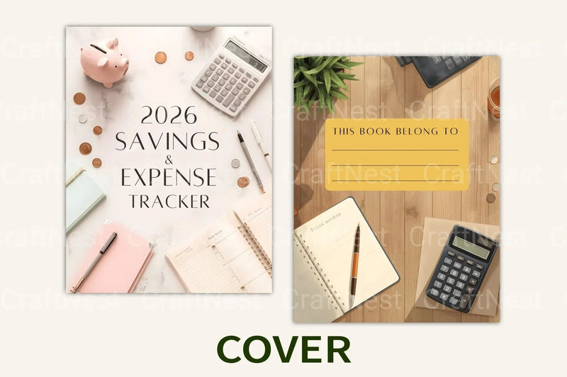 Savings Expense Tracker Tool - CraftNest - Digital Crafting and Art