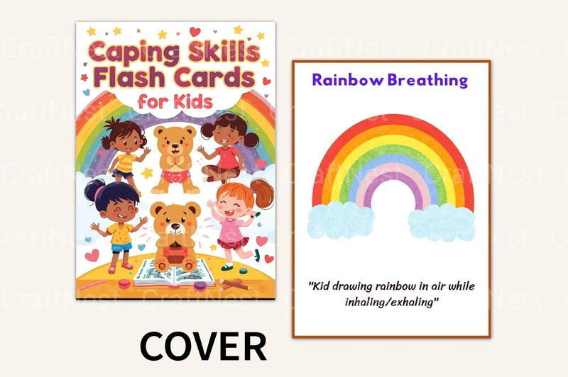 Coping Skills Flashcards for Kids - CraftNest - Digital Crafting and Art