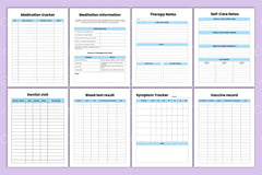 Medical Binder Organizer - CraftNest - Digital Crafting and Art