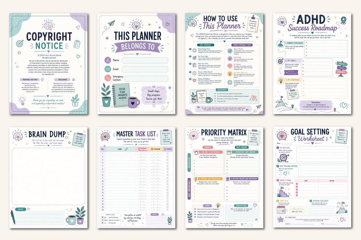 ADHD Productivity Planner