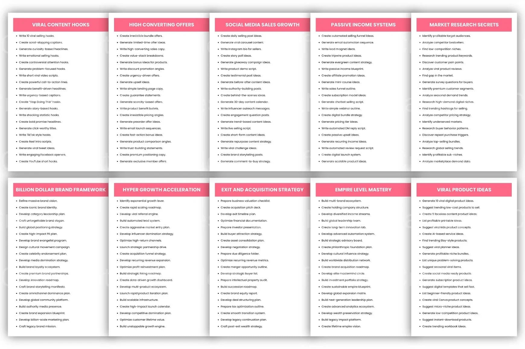Viral Seller Prompts for Success - CraftNest - Digital Crafting and Art