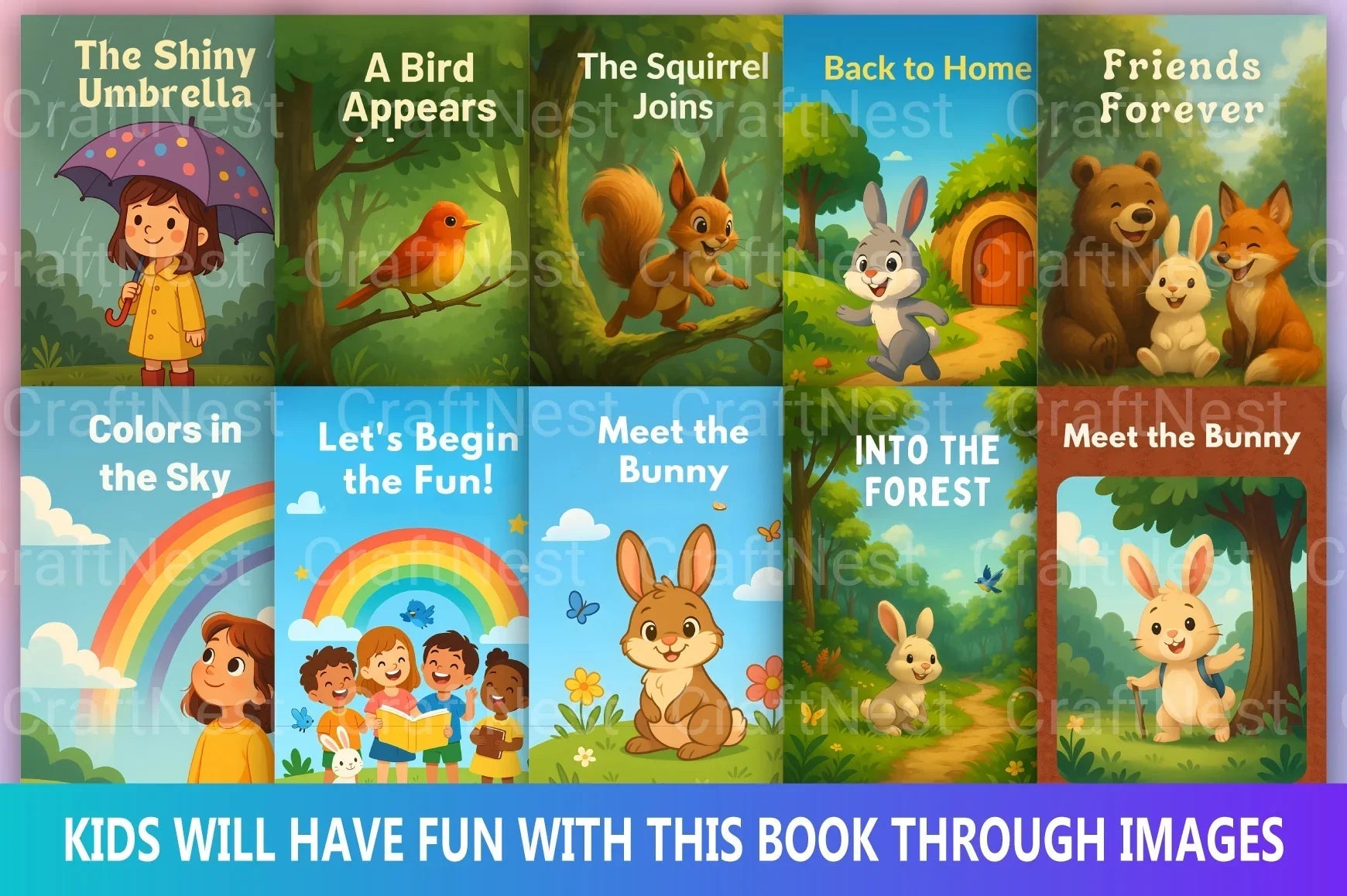 Kids Fun Book with Images - CraftNest - Digital Crafting and Art