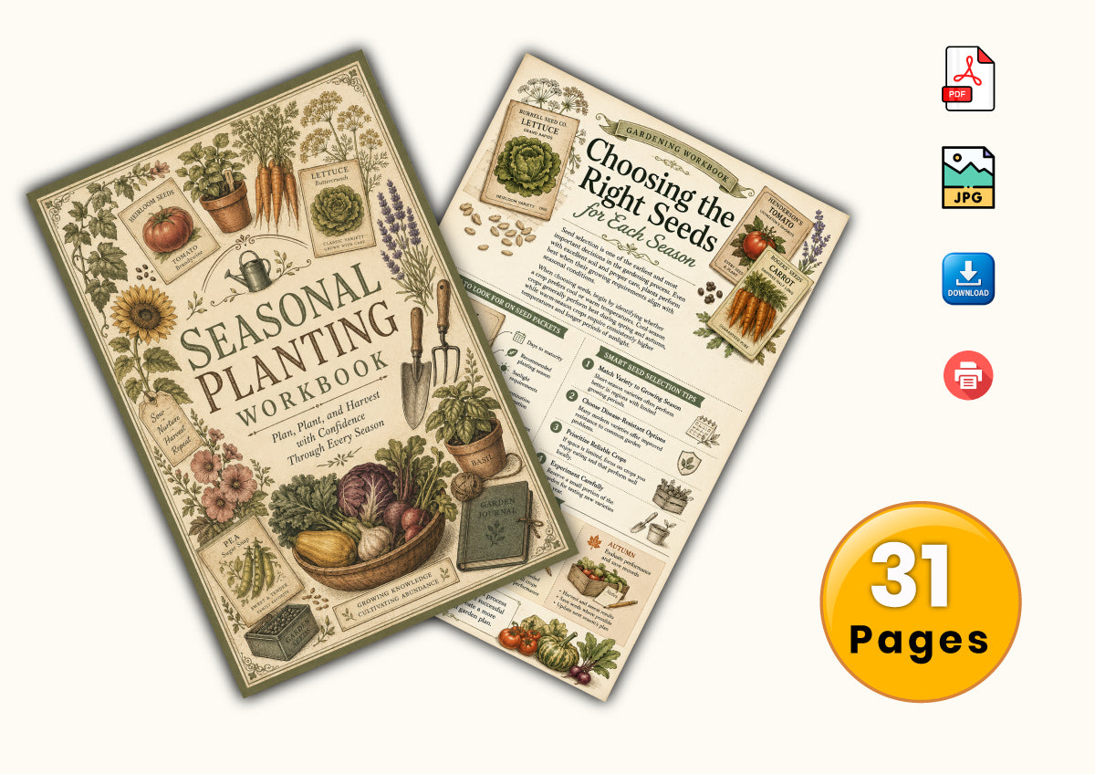 Seasonal Planting Workbook