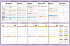 Pet Care Planner: Organize Your Pet's Health & Schedule - CraftNest - Digital Crafting and Art