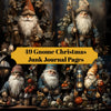 Gnome Christmas Junk Journal Pages
