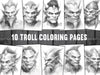 Troll Coloring Book