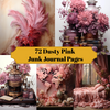 Dusty Pink Junk Journal Pages
