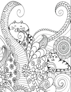 Colorist Heaven Animal Coloring Book - CraftNest - Digital Crafting and Art