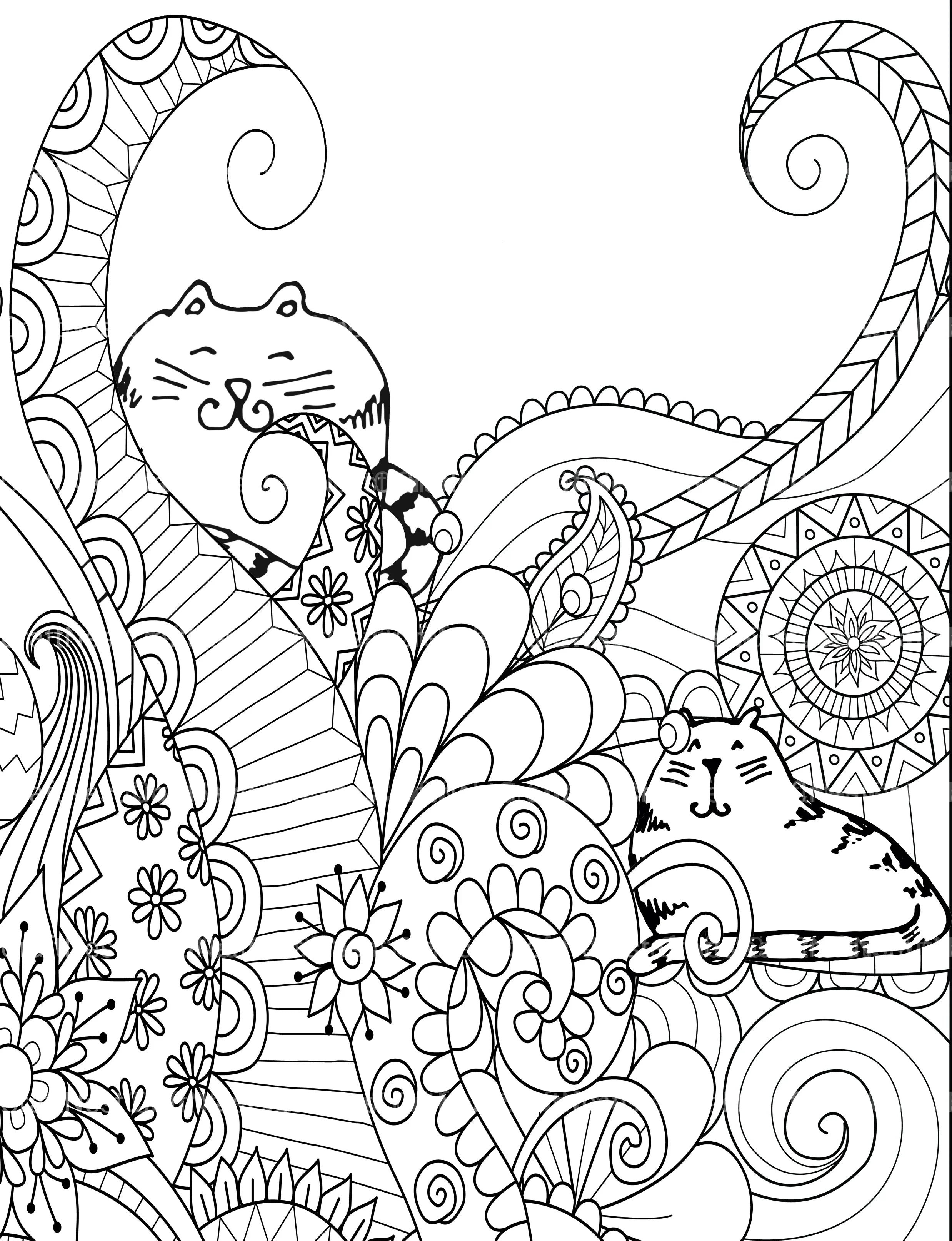 Colorist Heaven Animal Coloring Book - CraftNest - Digital Crafting and Art