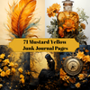 Mustard Yellow Junk Journal Pages