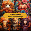Kawaii Fall Junk Journal Pages