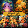 Kawaii Fruits Junk Journal Pages