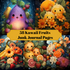 Kawaii Fruits Junk Journal Pages