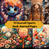 Kawaii Sports Junk Journal Pages