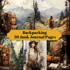 Backpacking Junk Journal Pages - CraftNest
