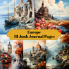 Europe Junk Journal Pages