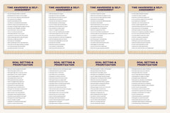Effective Time Management Prompt Book - CraftNest - Digital Crafting and Art