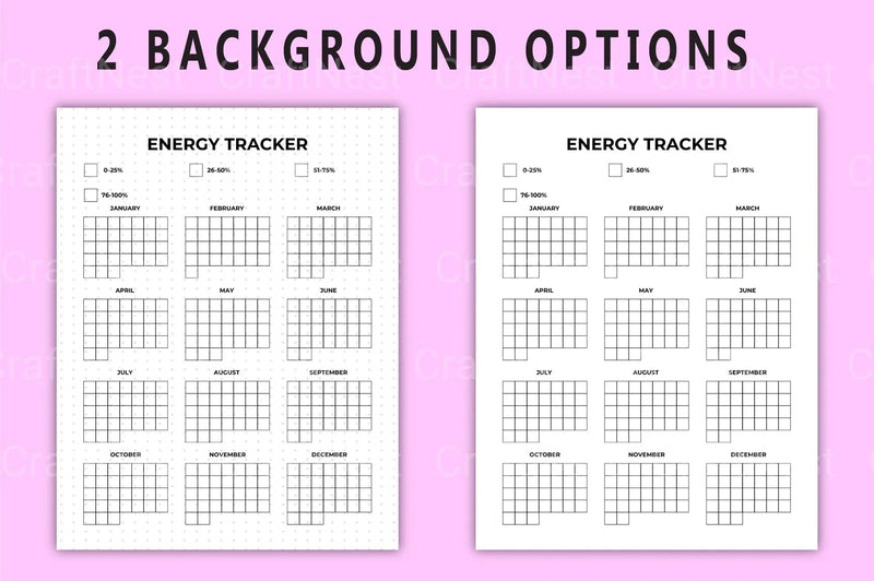 Energy Tracker Tool - CraftNest - Digital Crafting and Art